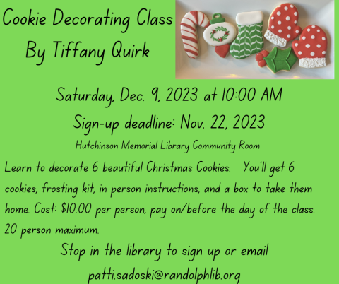 Cookie Decorating Class Cookie Decorating Class