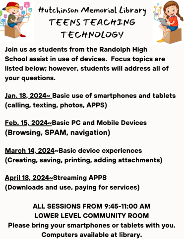 Teens teaching technology