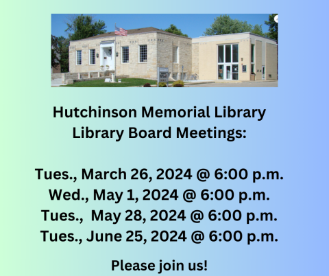 Library Board meetings